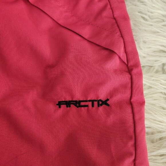 Arctix Kids Insulated Snow Bib Overalls Fuchsia hot‎ pink Size Medium (flaw) - Picture 13 of 14